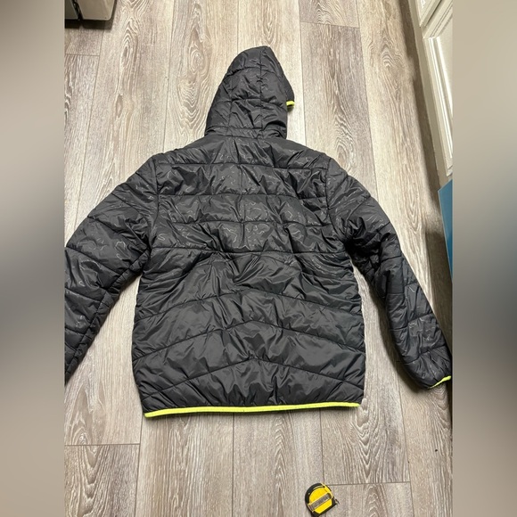 Eddie Bauer Black Puffer Jacket with Neon Accents for youth - Picture 5 of 7